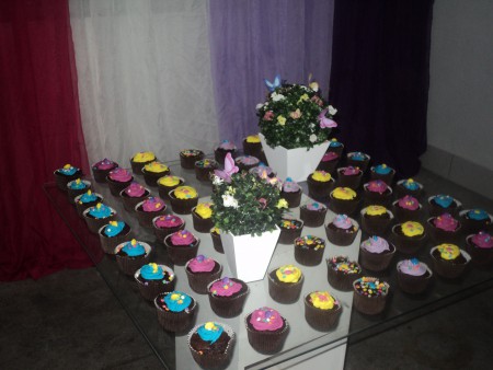 mesa de cupcakes